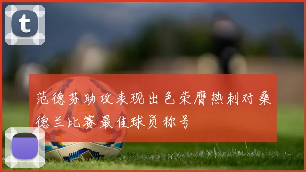 范德芬助攻表现出色荣膺热刺对桑德兰比赛最佳球员称号